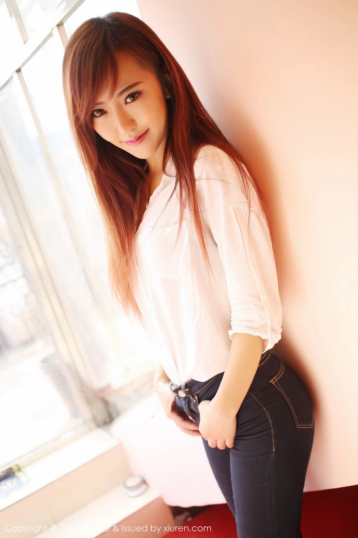 M940-[UXING优星馆]Vol.001_嫩模赵婉妮Wanni紧身牛仔裤完美身材性感翘臀写真67P 优星馆-第22张