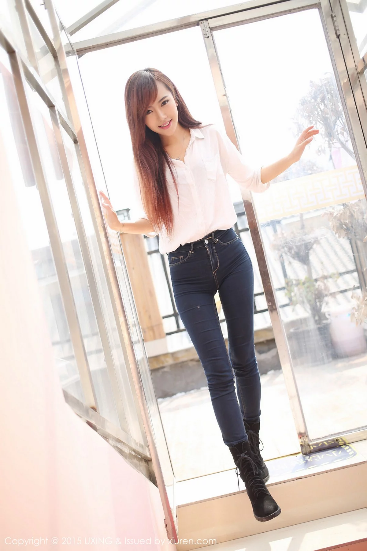 M940-[UXING优星馆]Vol.001_嫩模赵婉妮Wanni紧身牛仔裤完美身材性感翘臀写真67P 优星馆-第21张