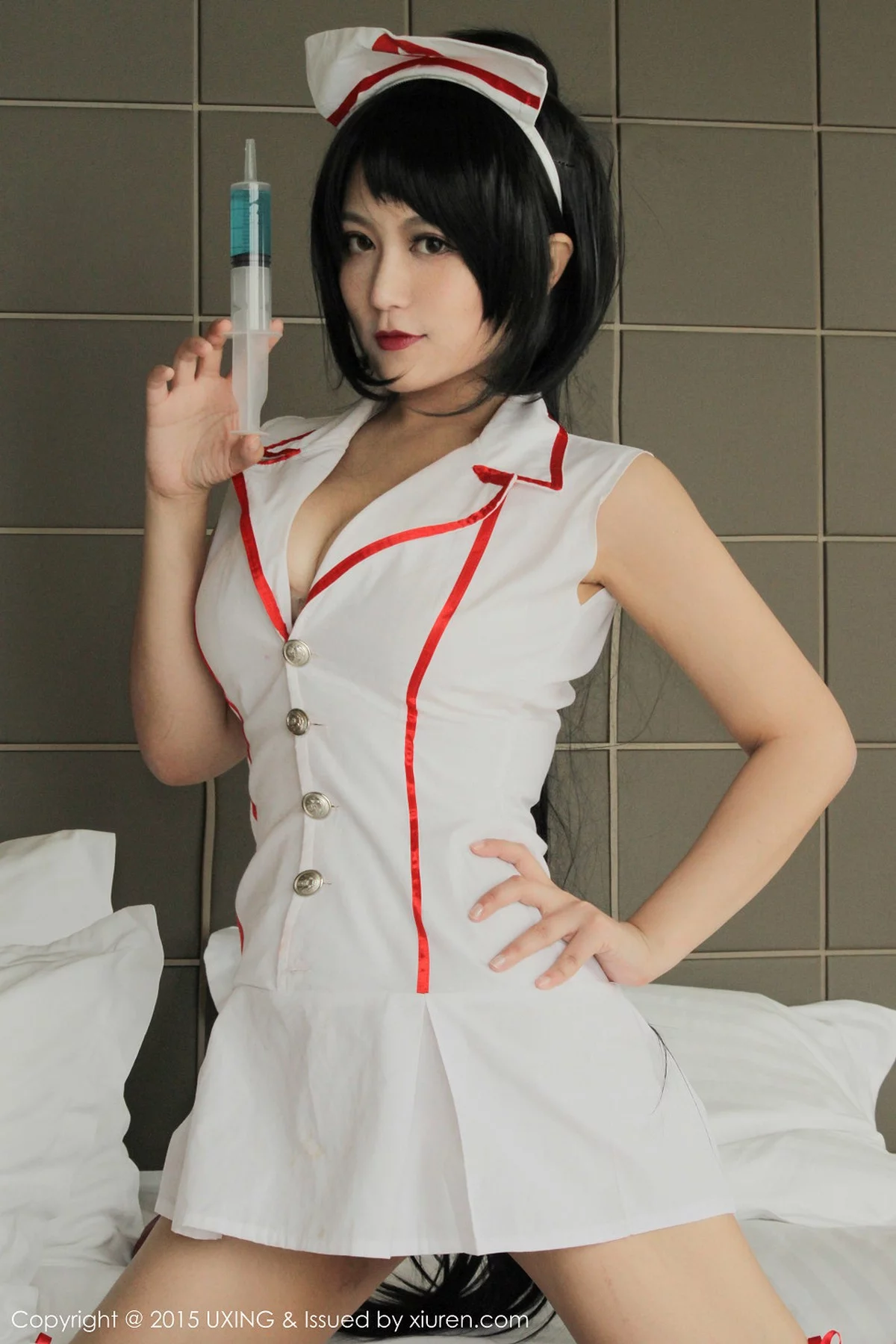 M940-[UXING优星馆]Vol.016_嫩模莲漪lenne丰满迷人的打针护士诱惑撩人写真51P 优星馆-第29张
