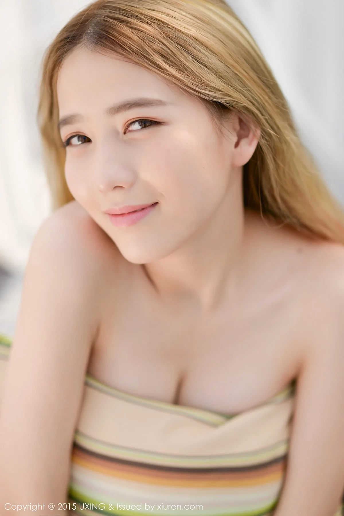M940-[UXING优星馆]Vol.028_嫩模懒桃子居家私房粉红内衣秀迷人豪乳性感写真56P 优星馆-第45张