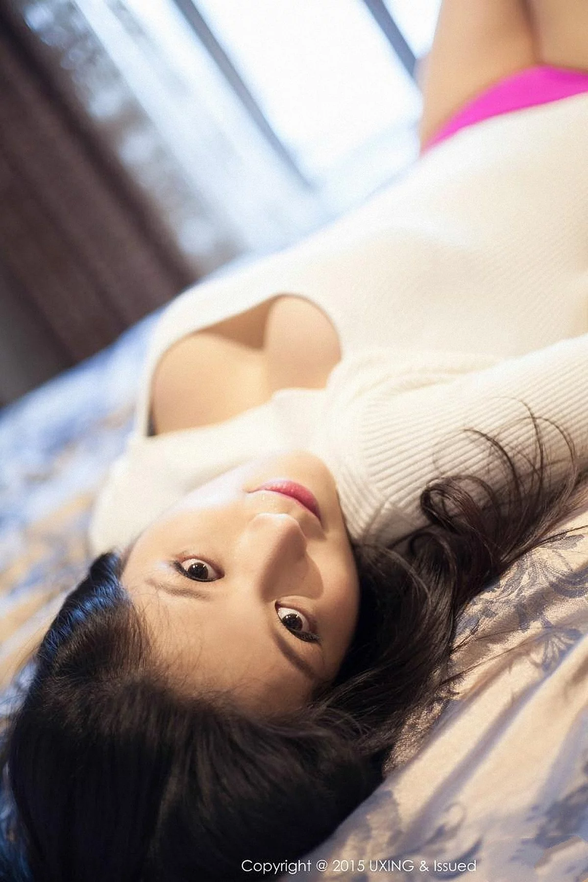 M940-[UXING优星馆]Vol.006_嫩模莲漪lenne红色内裤性感翘臀低胸内衣秀豪乳55P 优星馆-第16张