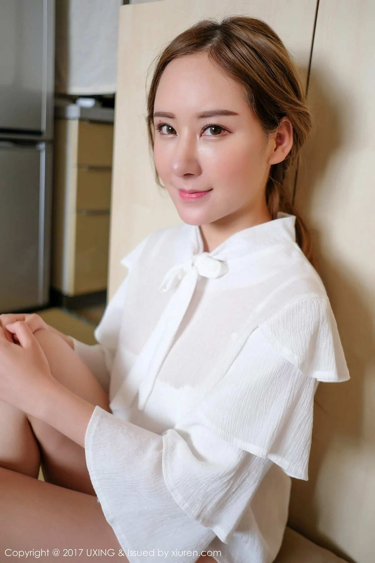 M940-[UXING优星馆]Vol.047_新人妹子高SIR白色蕾丝情趣内衣秀完美身材娇羞迷人写真47P 优星馆-第15张