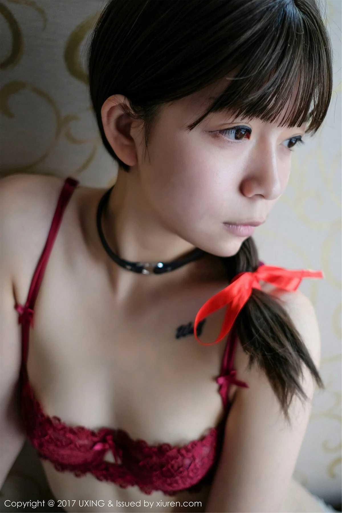 M940-[UXING优星馆]Vol.051_新人妹子猫性少女AIO居家大尺度脱内裤SM情趣锁链诱惑写真43P 优星馆-第26张