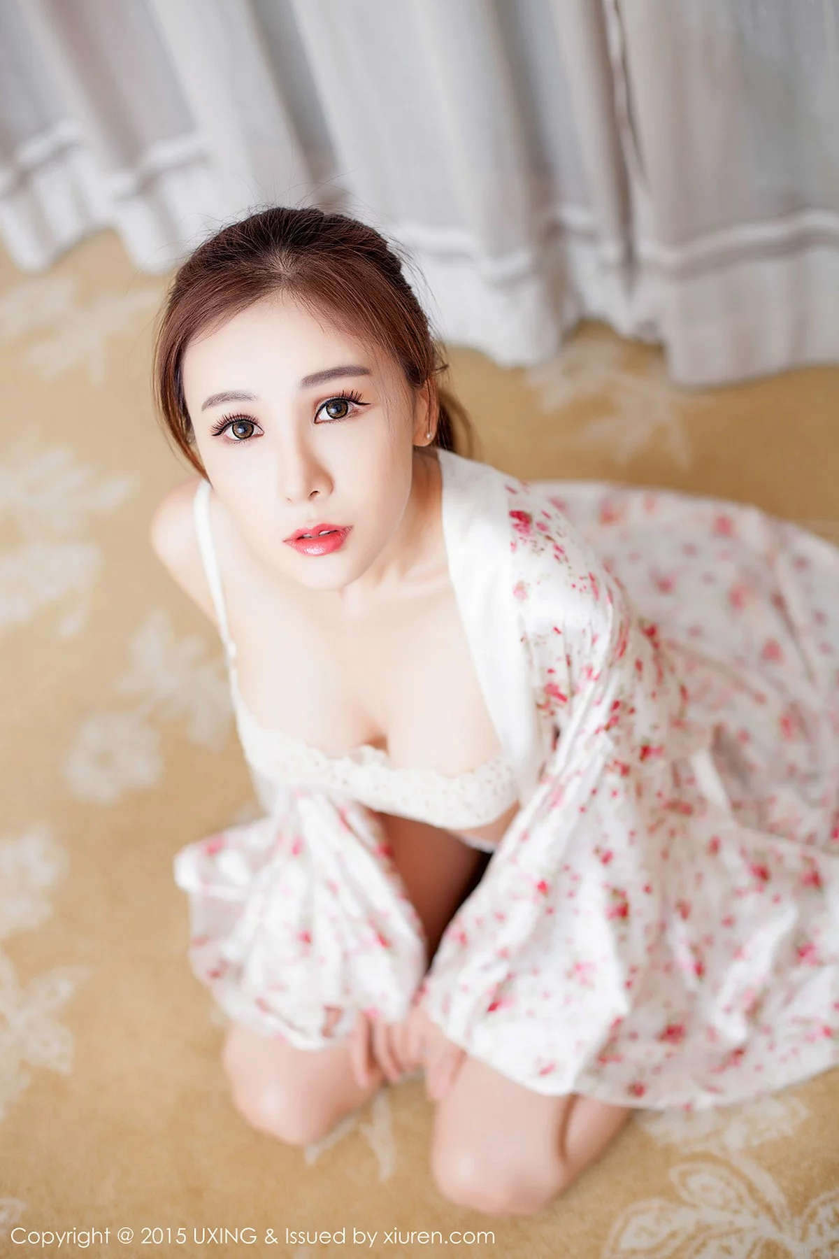 M940-[UXING优星馆]Vol.022_嫩模吕婉柔Angelin蕾丝内衣迷人豪乳诱惑翘臀写真51P 优星馆-第20张