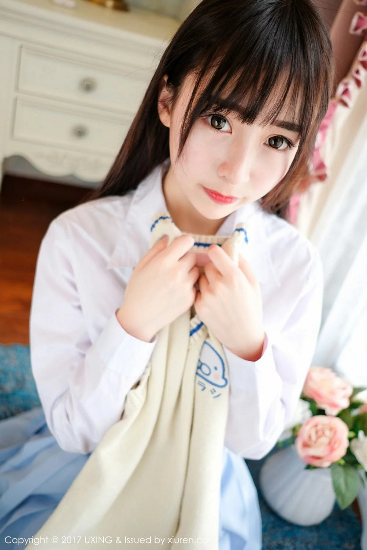 M940-[UXING优星馆]Vol.041_萝莉妹子丸子mayuki清纯学生装秀完美身材清爽迷人写真43P 优星馆-第17张