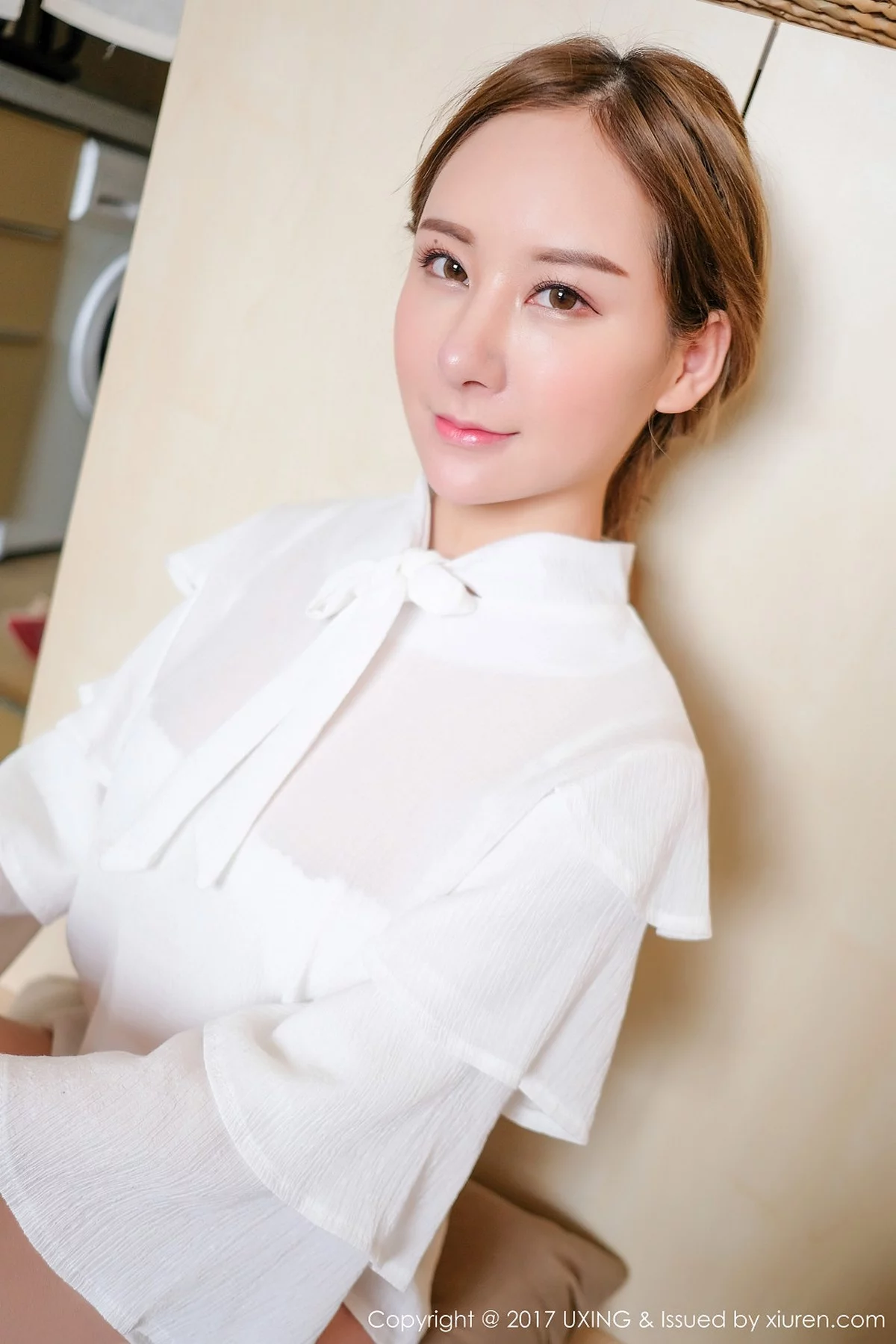 M940-[UXING优星馆]Vol.047_新人妹子高SIR白色蕾丝情趣内衣秀完美身材娇羞迷人写真47P 优星馆-第16张