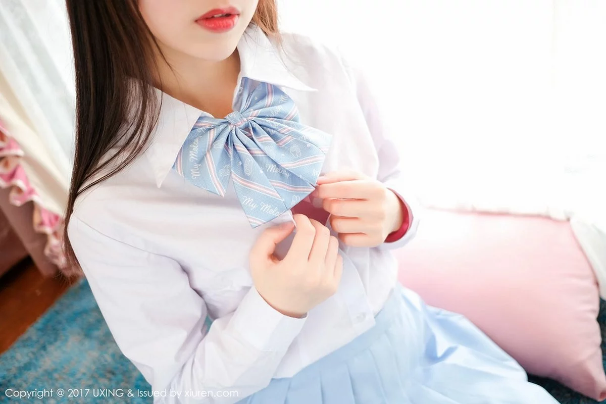 M940-[UXING优星馆]Vol.041_萝莉妹子丸子mayuki清纯学生装秀完美身材清爽迷人写真43P 优星馆-第21张