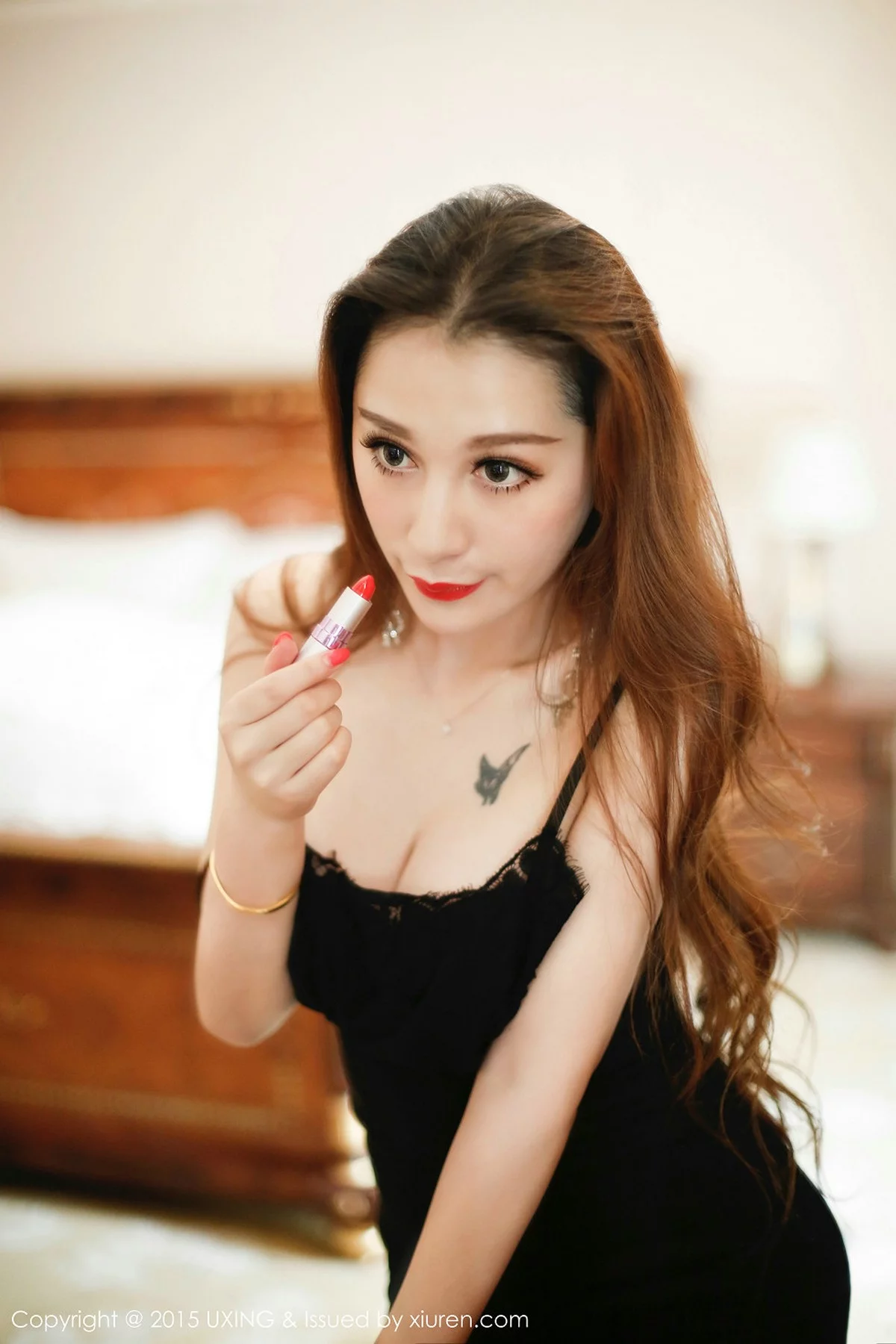 M940-[UXING优星馆]Vol.019_嫩模沈璐Lulu缕空蕾丝内裤秀翘臀性感内衣美胸写真50P 优星馆-第50张