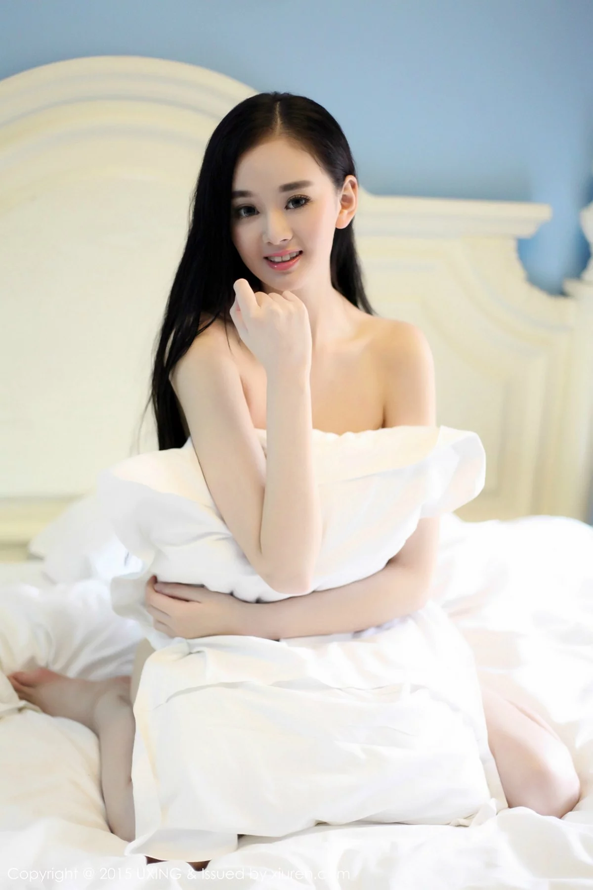 M940-[UXING优星馆]Vol.029_小脸妹子温馨baby浴室里白色浴巾裹身性感迷人写真49P 优星馆-第38张