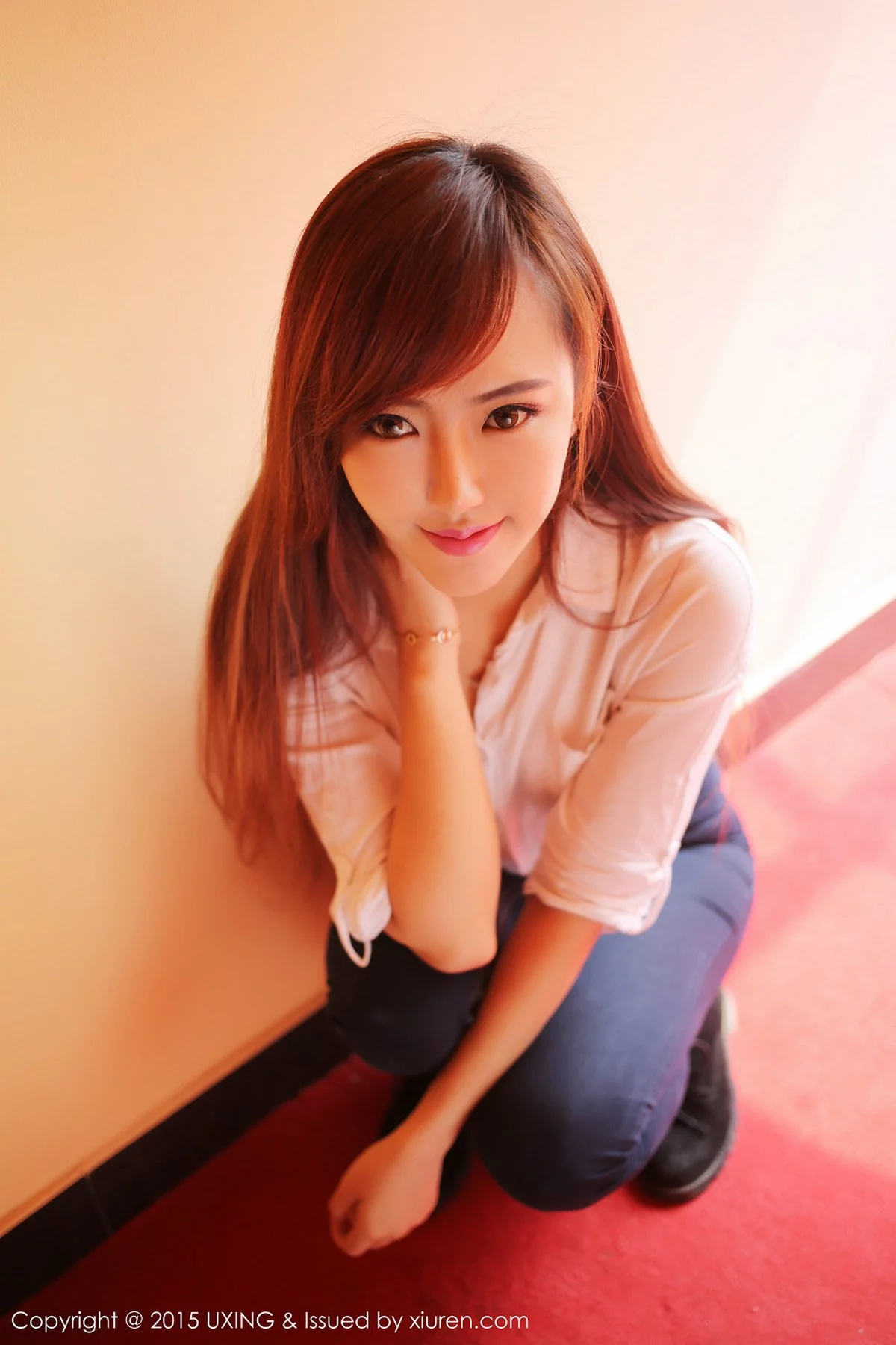 M940-[UXING优星馆]Vol.001_嫩模赵婉妮Wanni紧身牛仔裤完美身材性感翘臀写真67P 优星馆-第8张