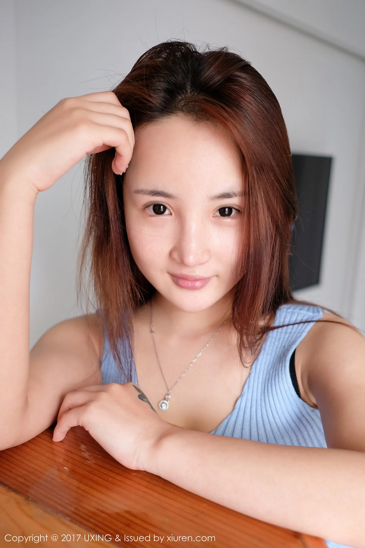 M940-[UXING优星馆]Vol.042_新人嫩模雅琪居家蕾丝内衣秀完美身材白嫩肌肤诱惑写真43P 优星馆-第22张
