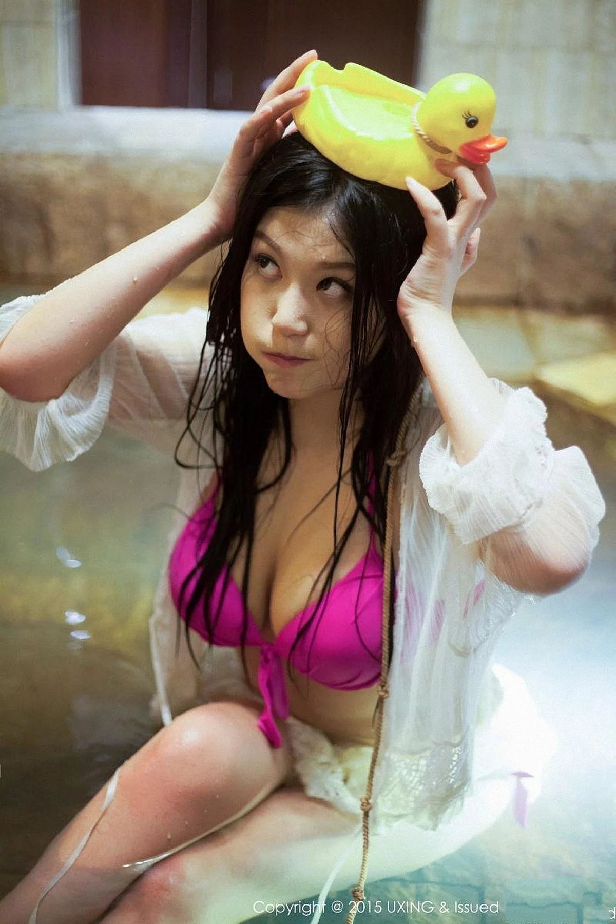 M940-[UXING优星馆]Vol.006_嫩模莲漪lenne红色内裤性感翘臀低胸内衣秀豪乳55P 优星馆-第53张