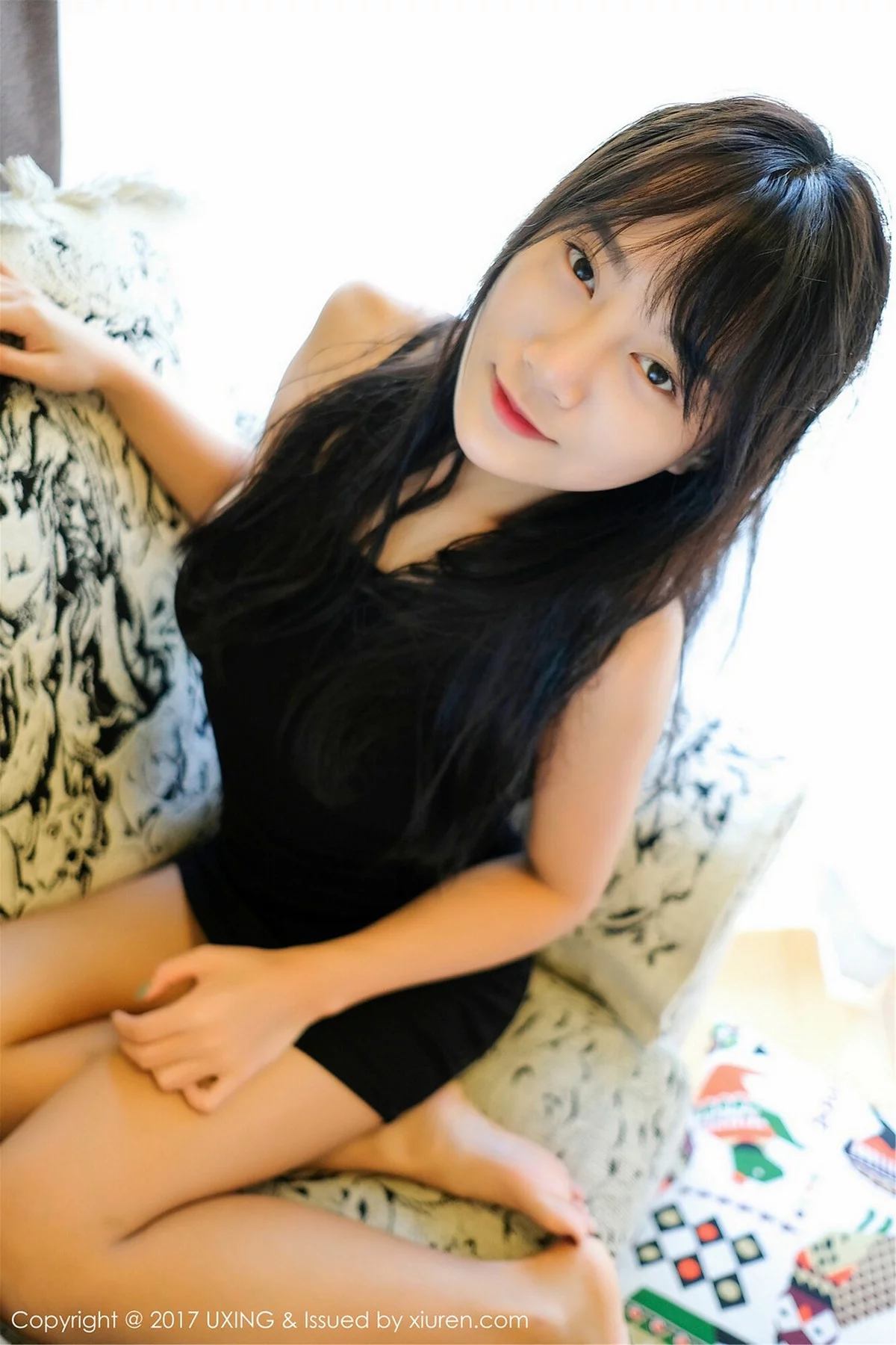 M940-[UXING优星馆]Vol.052_嫩模猩一衬衣裹身大尺度无内秀白嫩肌肤火辣诱惑写真43P 优星馆-第14张