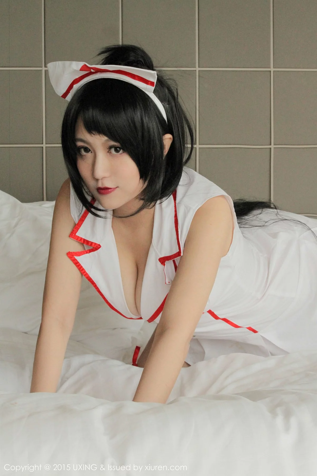 M940-[UXING优星馆]Vol.016_嫩模莲漪lenne丰满迷人的打针护士诱惑撩人写真51P 优星馆-第30张