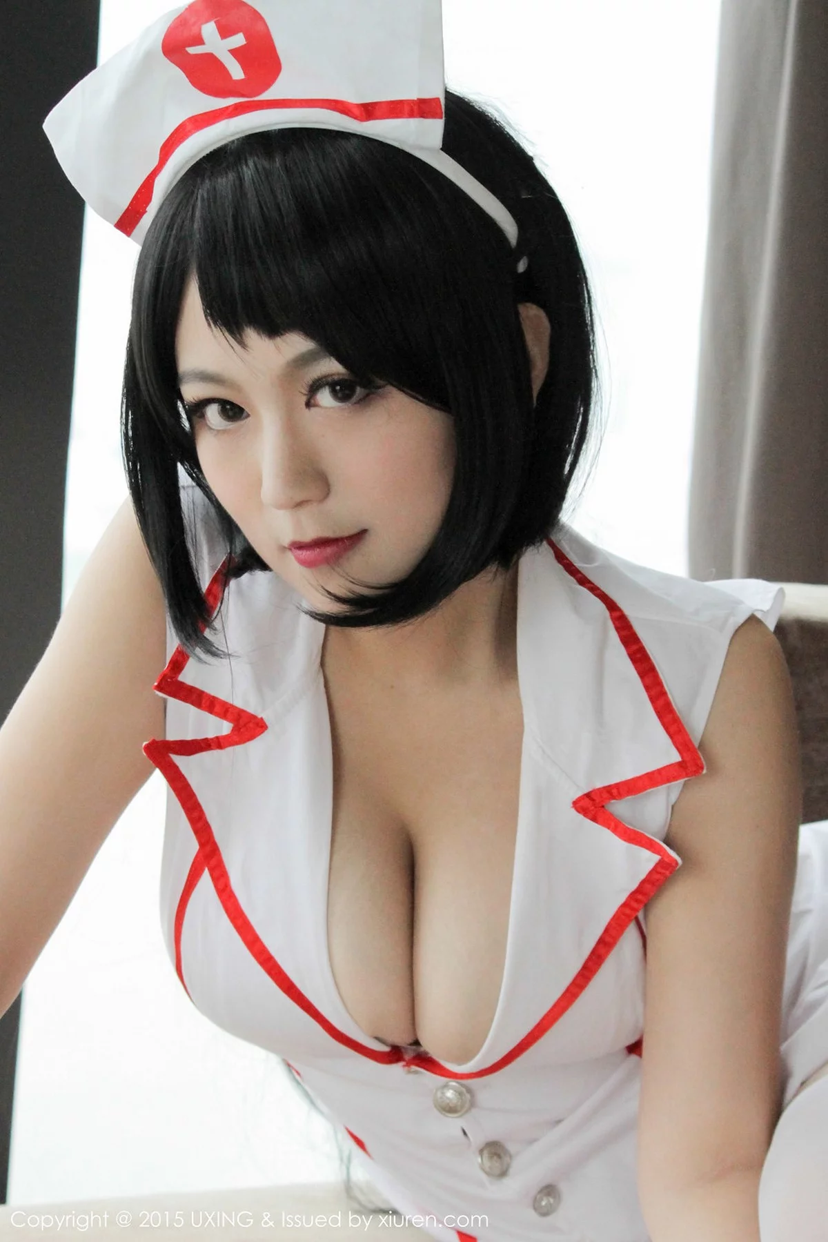 M940-[UXING优星馆]Vol.016_嫩模莲漪lenne丰满迷人的打针护士诱惑撩人写真51P 优星馆-第22张