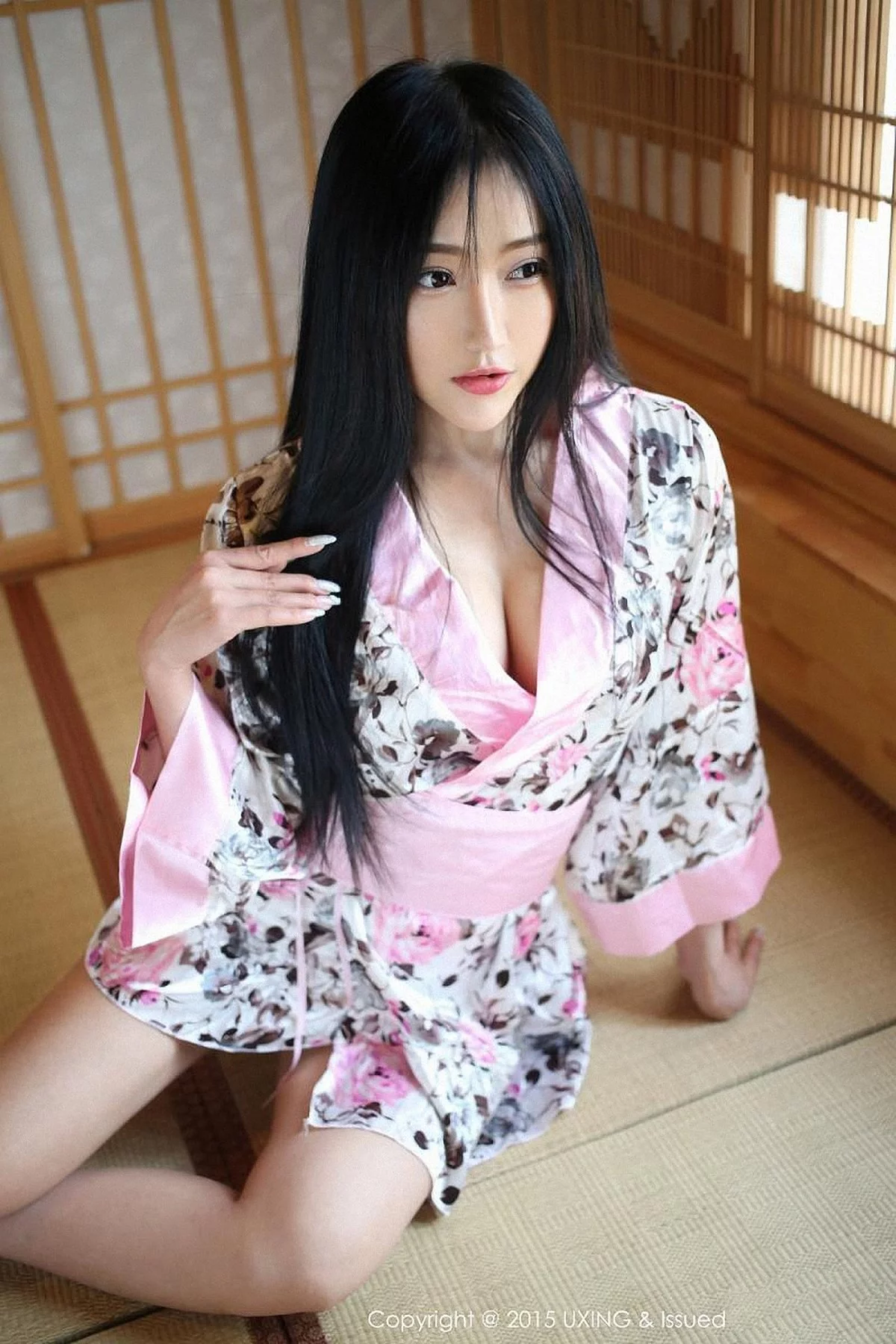 M940-[UXING优星馆]Vol.002_校花美女杨上萱北京旅拍私房内衣豪乳性感写真65P 优星馆-第9张