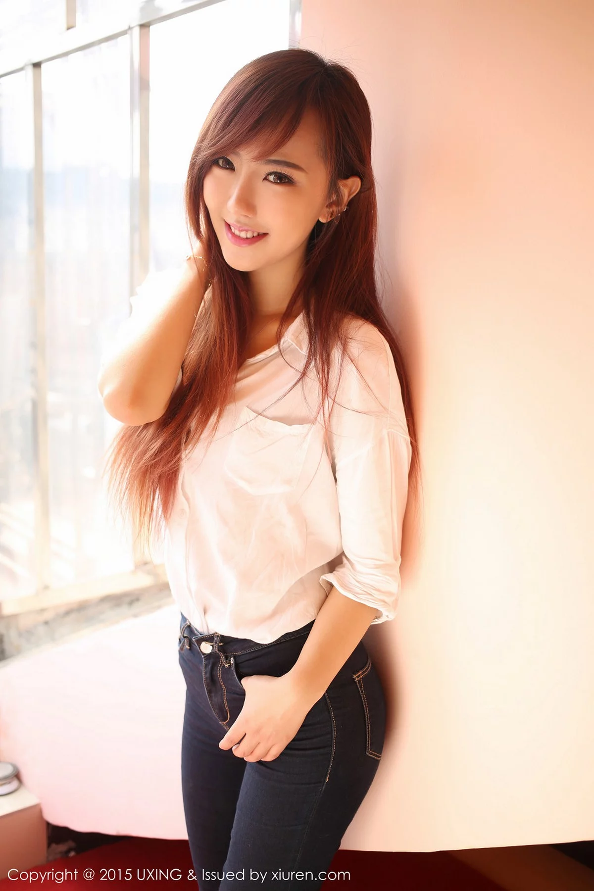 M940-[UXING优星馆]Vol.001_嫩模赵婉妮Wanni紧身牛仔裤完美身材性感翘臀写真67P 优星馆-第23张