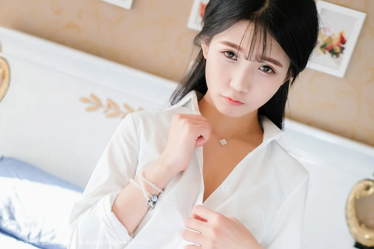 M940-[UXING优星馆]Vol.046_童颜巨乳妹子可爱的小叶子格子短裙学生装性感内衣写真50P 优星馆-第27张
