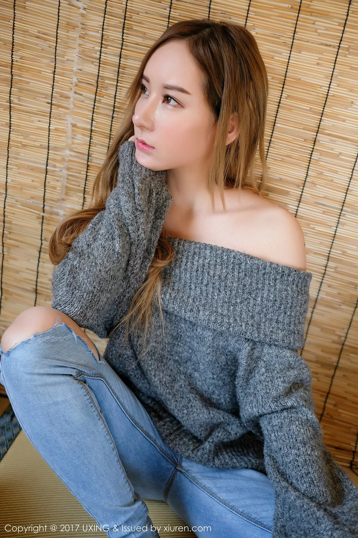 M940-[UXING优星馆]Vol.047_新人妹子高SIR白色蕾丝情趣内衣秀完美身材娇羞迷人写真47P 优星馆-第11张